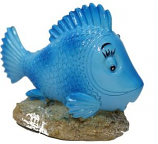 Blue Ribbon Pet Products - Exotic Environments Razorback Happy Fish - 4.5X2.5X3.5 Inch