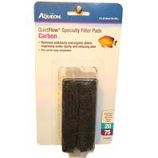 Aqueon Products-Supplies - Aqueon Specialty Filter Pad - Carbon - Black - 20 / 75