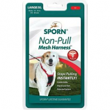 Sporn Products - Mesh Anti Pull Harness - Black - Large/XLarge