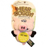 Quaker Pet Group - Hear Doggy Flattie Pig With Chew Guard - White - Mini