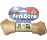 Pet Qwerks -Barkbone Rawhide Style Nylon Dog Chew - Bacon - Large