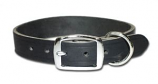 Leather Brothers - 1" Regular 1-Ply Latigo Collar - Black - 19" Length