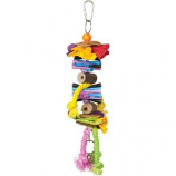 Prevue Pet Products - Tropical Teasers Party Time Bird Toy - Multi - 3.5X8 Inch
