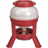 Miller Manufacturing - Feeder Plastic Dome - Red - 35 Lb