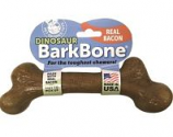 Pet Qwerks -Dinosaur Barkbone - Bacon - Large