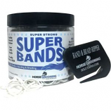 Healthy Haircare Product - Super Bands - White- 1/4 Pound