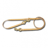 Leather Brothers - 5/8"X4' Perma Multi Lead - 1 Dog - Brass Bolt